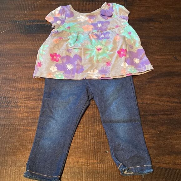 Baby Girl Bundle 6 Months Tops & Pant 4 Pieces - Picture 2 of 13